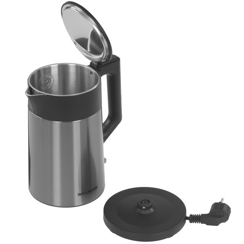 Купить Электрочайник WILLMARK WEK-2008PS серый  9269586. Характеристики, отзывы и цены в Донецке