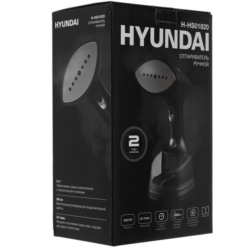 Купить Отпариватель Hyundai H-HS01820 черный  5430421. Характеристики, отзывы и цены в Донецке
