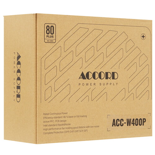 Купить Блок питания Accord ACC-W400P  5614632. Характеристики, отзывы и цены в Донецке
