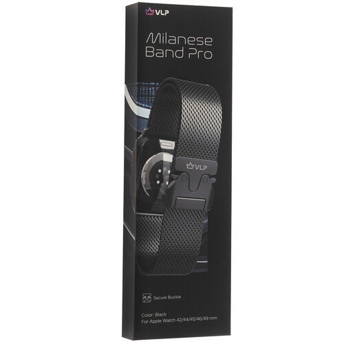 Купить Ремешок VLP для Apple Watch 42/ 44/ 45mm черный  9263193. Характеристики, отзывы и цены в Донецке