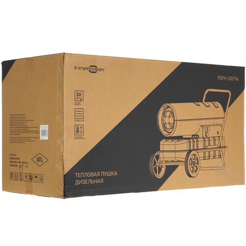 Купить Тепловая пушка дизельная FinePower FDFH-300TW  5400861. Характеристики, отзывы и цены в Донецке
