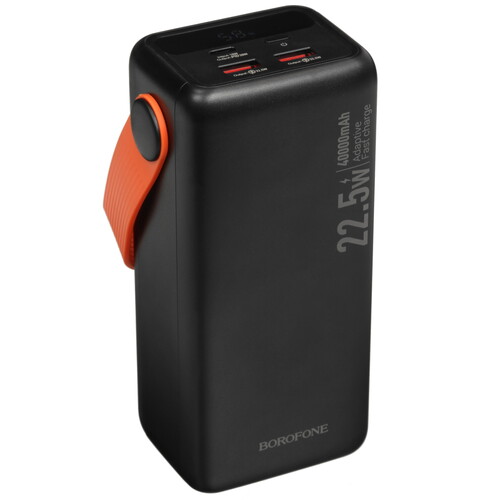 Купить Портативный аккумулятор Borofone BJ66 Magnifico черный  5603887. Характеристики, отзывы и цены в Донецке