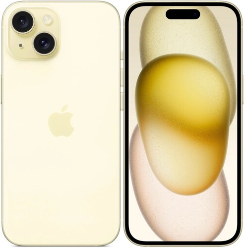Купить 6.1" Смартфон Apple iPhone 15 256 ГБ желтый  5430566. Характеристики, отзывы и цены в Донецке