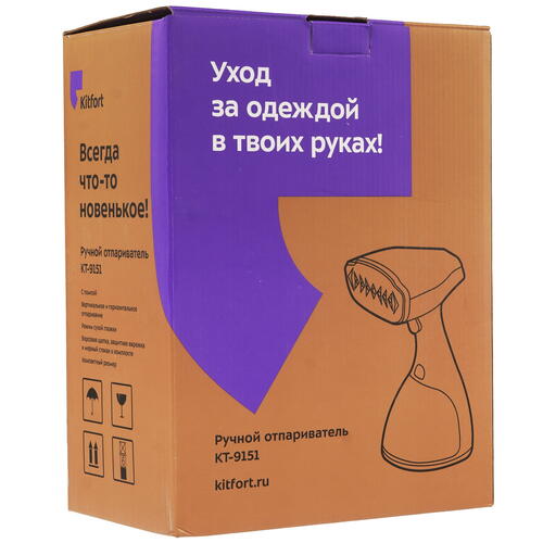 Купить Отпариватель Kitfort KT-9151 серый  9035742. Характеристики, отзывы и цены в Донецке