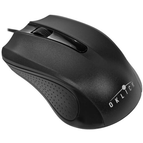 Купить Мышь проводная Oklick 225M черный  1035557. Характеристики, отзывы и цены в Донецке
