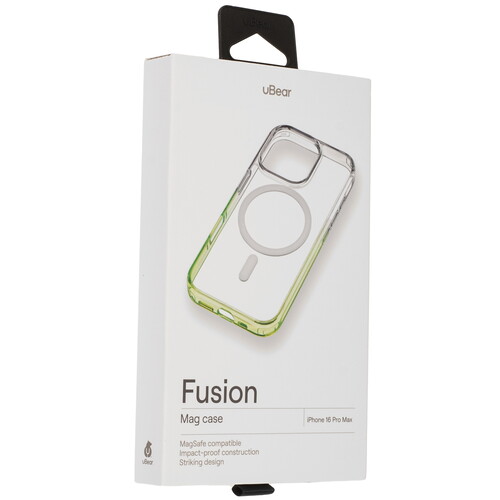 Купить Накладка  uBear Fusion Mag Case для Apple iPhone 16 Pro Max зеленый/прозрачный  5474390. Характеристики, отзывы и цены в Донецке