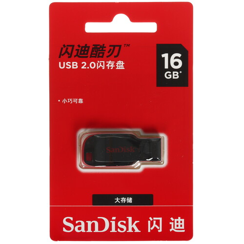 Купить Память USB Flash 16 ГБ SanDisk Cruzer Blade [SDCZ50-016G-Z35]  5629476. Характеристики, отзывы и цены в Донецке