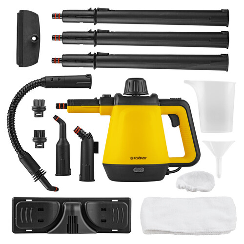 Купить Пароочиститель Endever Odyssey Q-444 желтый  9060125. Характеристики, отзывы и цены в Донецке