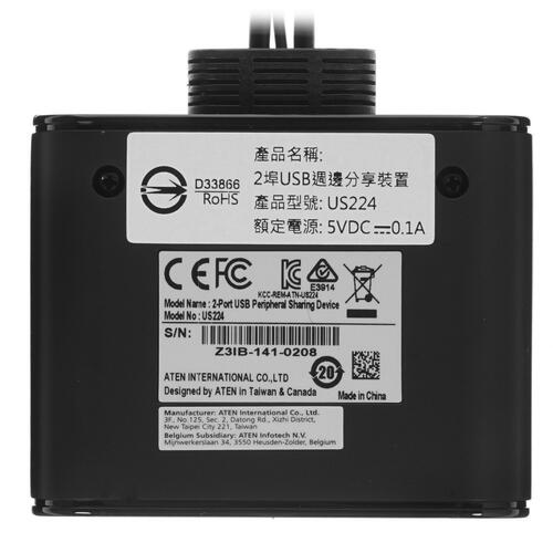 Купить USB переключатель ATEN US224-AT  1359196. Характеристики, отзывы и цены в Донецке