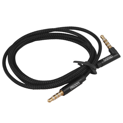 Купить Кабель   Deppa jack 3.5 мм - jack 3.5 мм черный  5475923. Характеристики, отзывы и цены в Донецке