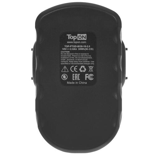 Купить Аккумулятор TopON TOP-PTGD-BOS-18-2.0  9954110. Характеристики, отзывы и цены в Донецке
