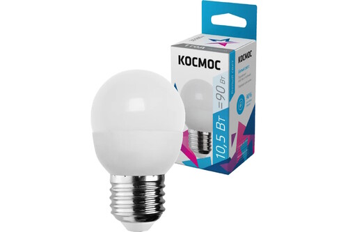 Купить Комплект светодиодных ламп Космос LkLED10.5wG45E2745  9303092. Характеристики, отзывы и цены в Донецке