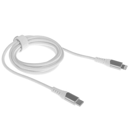 Купить Кабель круглый KEYRON Lightning 8-pin MFI - USB Type-C белый 1.5 м  4823543. Характеристики, отзывы и цены в Донецке