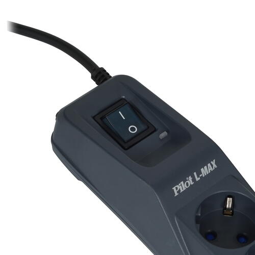 Купить Сетевой фильтр Pilot L-MAX GP серый  5404732. Характеристики, отзывы и цены в Донецке