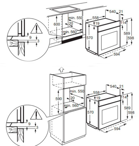 Купить Электрический духовой шкаф Electrolux COF6P76BX черный  9102966. Характеристики, отзывы и цены в Донецке