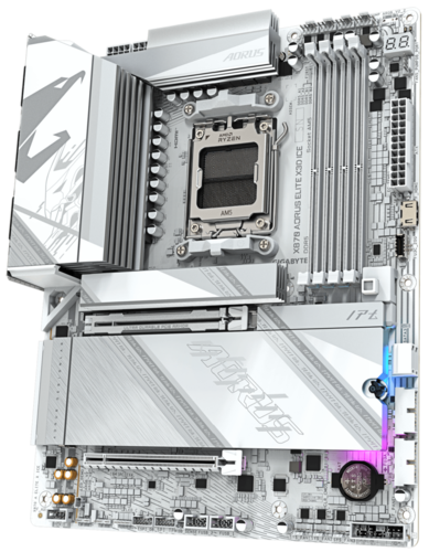 Купить Материнская плата GIGABYTE X870 AORUS ELITE X3D ICE  5639850. Характеристики, отзывы и цены в Донецке