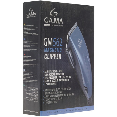Купить Машинка для стрижки Ga.Ma GМ562 синий/черный  8115505. Характеристики, отзывы и цены в Донецке