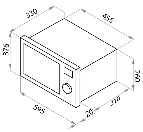 Купить Встраиваемая микроволновая печь MAUNFELD JBMO.20.5ERWAS белый  5360208. Характеристики, отзывы и цены в Донецке