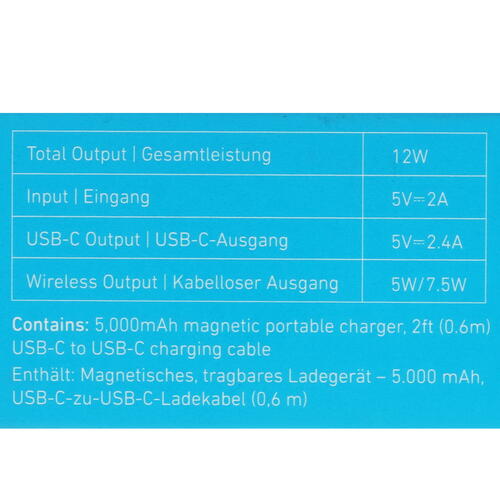 Купить Портативный аккумулятор Anker 321 MagGo черный  5451675. Характеристики, отзывы и цены в Донецке