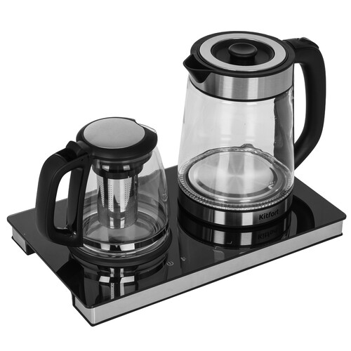 Купить Чайный набор Kitfort КТ-6736 черный  9259070. Характеристики, отзывы и цены в Донецке