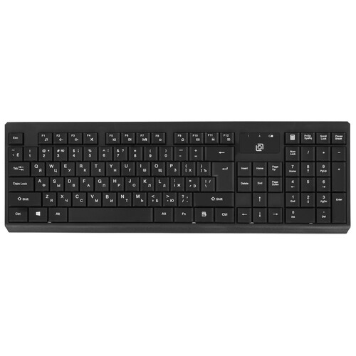 Купить Клавиатура+мышь беспроводная   Оклик S269W черный  9281382. Характеристики, отзывы и цены в Донецке