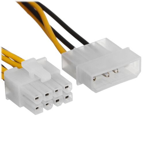 Купить Переходник для материнской платы Aceline 2 x Molex (M) - EPS 8-pin (F)  9084737. Характеристики, отзывы и цены в Донецке