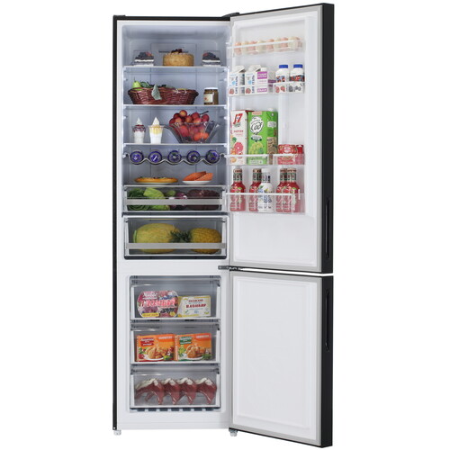 Купить Холодильник с морозильником   DEXP RF-CN350DMG/S черный  9136760. Характеристики, отзывы и цены в Донецке