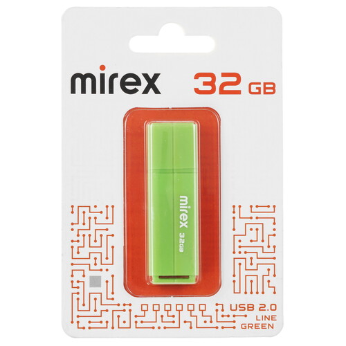 Купить Память USB Flash 32 ГБ Mirex LINE [13600-FMULGN32]  5455643. Характеристики, отзывы и цены в Донецке