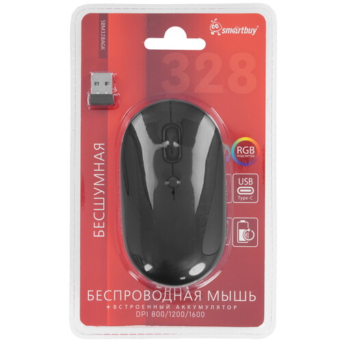 Купить Мышь беспроводная Smartbuy 328AG  5619339. Характеристики, отзывы и цены в Донецке