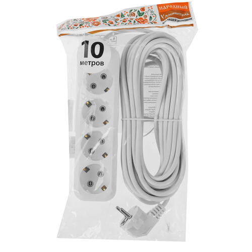 Купить Удлинитель TDM ELECTRIC Народный SQ1303-1049 белый  9277144. Характеристики, отзывы и цены в Донецке