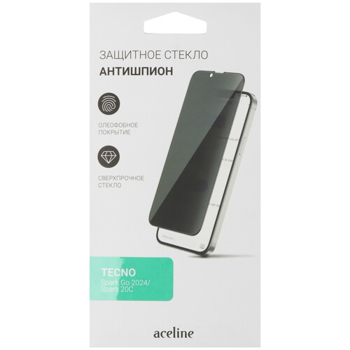 Купить Защитное стекло Aceline для экрана Tecno SPARK 20/ SPARK 20C/ SPARK GO 2024  5455608. Характеристики, отзывы и цены в Донецке