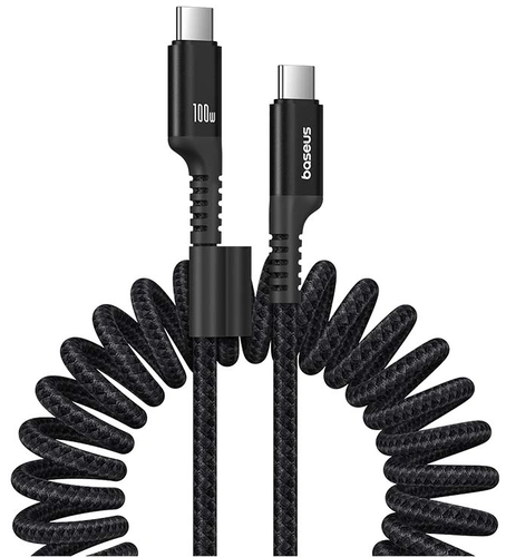 Купить Кабель витой Baseus USB Type-C - USB Type-C черный 1 м  5627677. Характеристики, отзывы и цены в Донецке