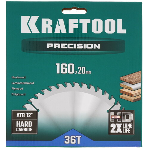 Купить Диск пильный KRAFTOOL 36952-160-20  9107953. Характеристики, отзывы и цены в Донецке
