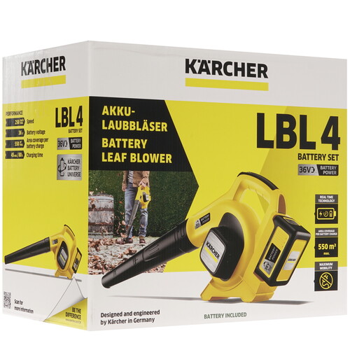 Купить Воздуходувка Karcher LBL 4 Battery Set  8172054. Характеристики, отзывы и цены в Донецке
