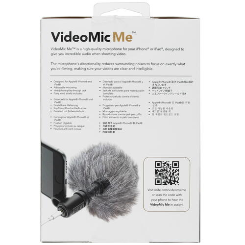 Купить Микрофон RODE VideoMic ME черный  4872926. Характеристики, отзывы и цены в Донецке