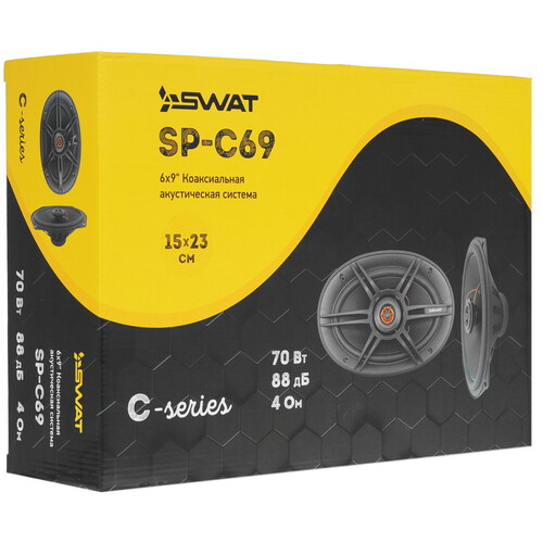 Купить Коаксиальная акустическая система SWAT SP-C69  5452619. Характеристики, отзывы и цены в Донецке