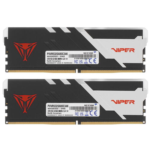 Купить Оперативная память Patriot Viper Venom RGB [PVVR532G680C34K] 32 ГБ  5093664. Характеристики, отзывы и цены в Донецке