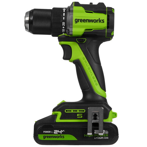 Купить Дрель-шуруповерт Greenworks DD560 24V  9305491. Характеристики, отзывы и цены в Донецке