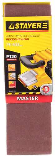 Купить Шлифовальная лента Stayer MASTER 35442-120  1069204. Характеристики, отзывы и цены в Донецке