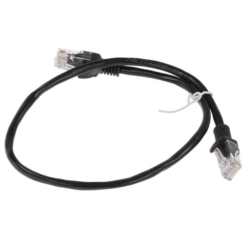 Купить Патч-корд Cablexpert PP12-0.5M/BK  9154474. Характеристики, отзывы и цены в Донецке