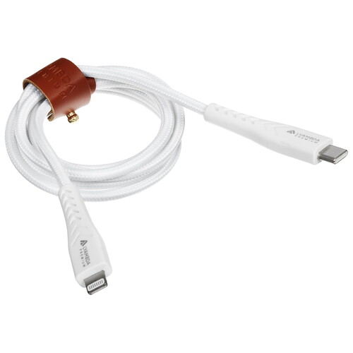 Купить Кабель круглый Lyambda Lightning 8-pin MFI - USB Type-C белый 1 м  5497280. Характеристики, отзывы и цены в Донецке