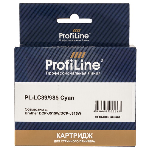 Купить Картридж ProfiLine PL-LC39/985C голубой  9129041. Характеристики, отзывы и цены в Донецке