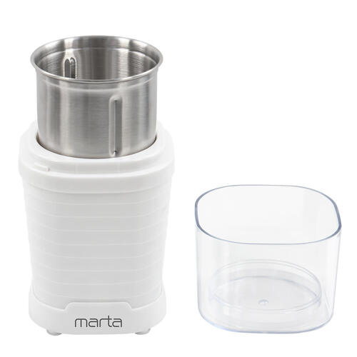 Купить Кофемолка электрическая MARTA MT-CG2182B белый  9058526. Характеристики, отзывы и цены в Донецке