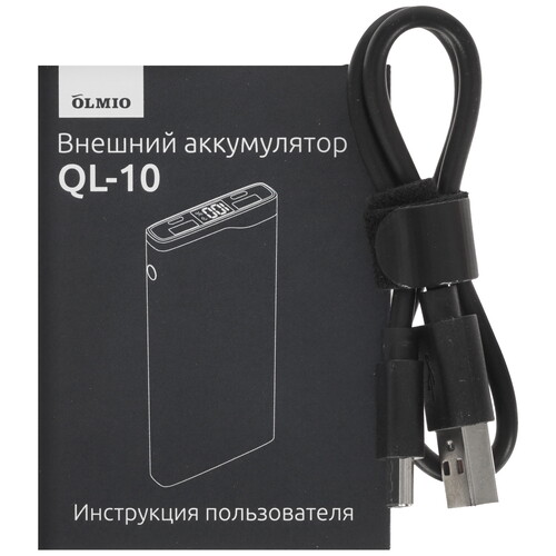 Купить Портативный аккумулятор Olmio QL-10 красный  4897121. Характеристики, отзывы и цены в Донецке
