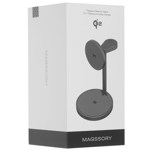Купить Беспроводное зарядное устройство Magssory Base Pro черный  9302733. Характеристики, отзывы и цены в Донецке