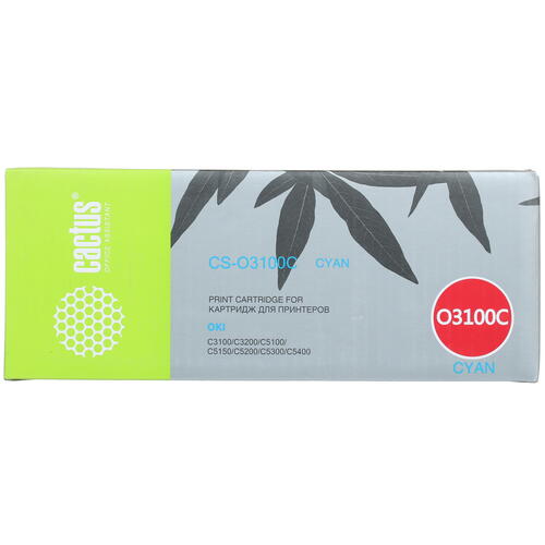 Купить Картридж лазерный Cactus CS-O3100C голубой, с чипом  7936943. Характеристики, отзывы и цены в Донецке