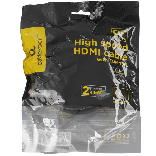Купить Кабель  Cablexpert HDMI - HDMI, 3 м  9059987. Характеристики, отзывы и цены в Донецке