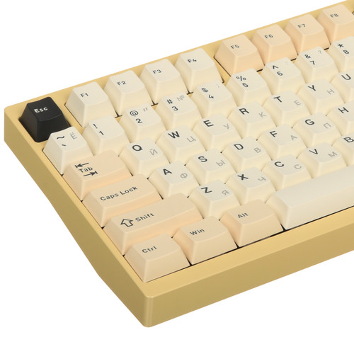 Купить Клавиатура  беспроводная WOBKEY Crush 80 Pro цвет желтый  5650075. Характеристики, отзывы и цены в Донецке