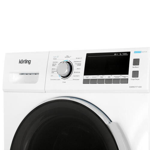 Купить Стиральная машина Korting KWM 57IT1490 белый  5333141. Характеристики, отзывы и цены в Донецке