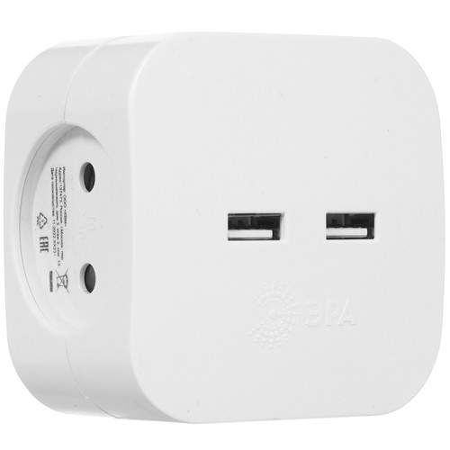 Купить Разветвитель ЭРА SP-4-USB-W белый  5400644. Характеристики, отзывы и цены в Донецке